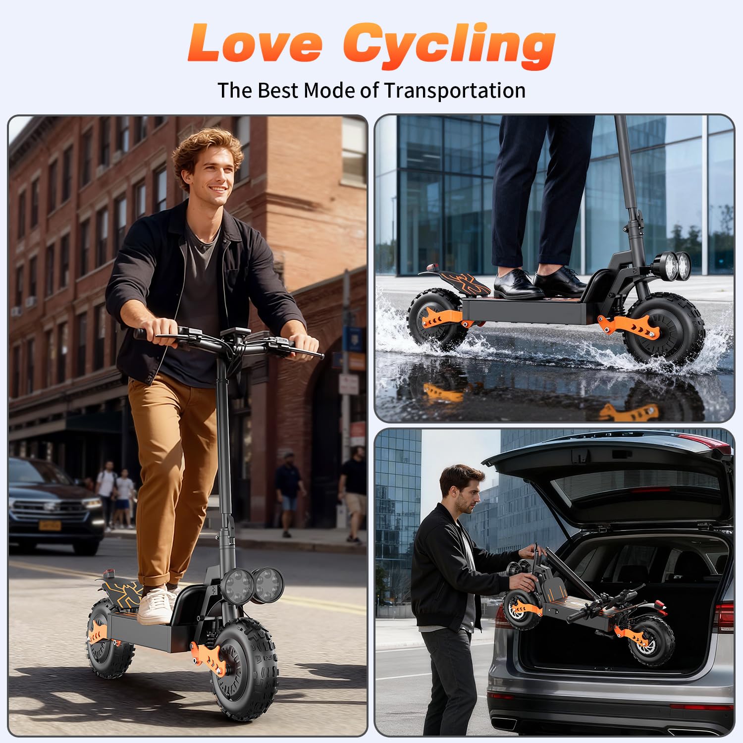 Dual Motor All-Terrain Electric Scooter