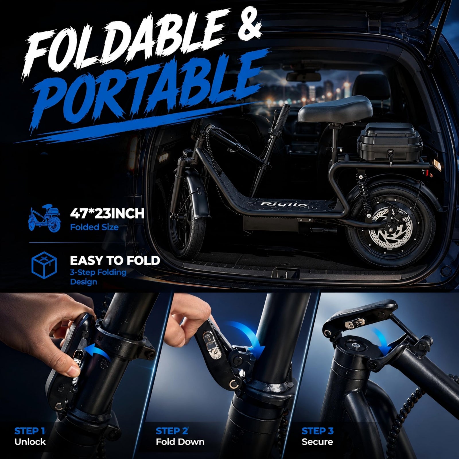 Foldable Commuter Electric Scooter