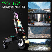 Dual Motor Electric Scooter with Seat
