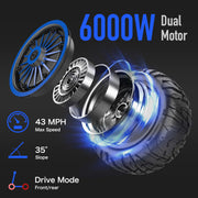 Dual Motor All-Terrain Electric Scooter