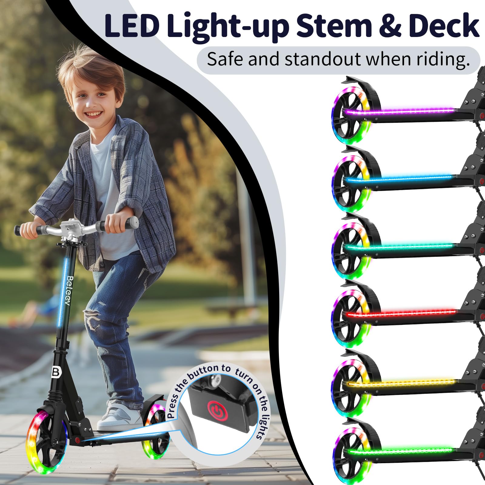 Foldable Kick Scooter for Kids
