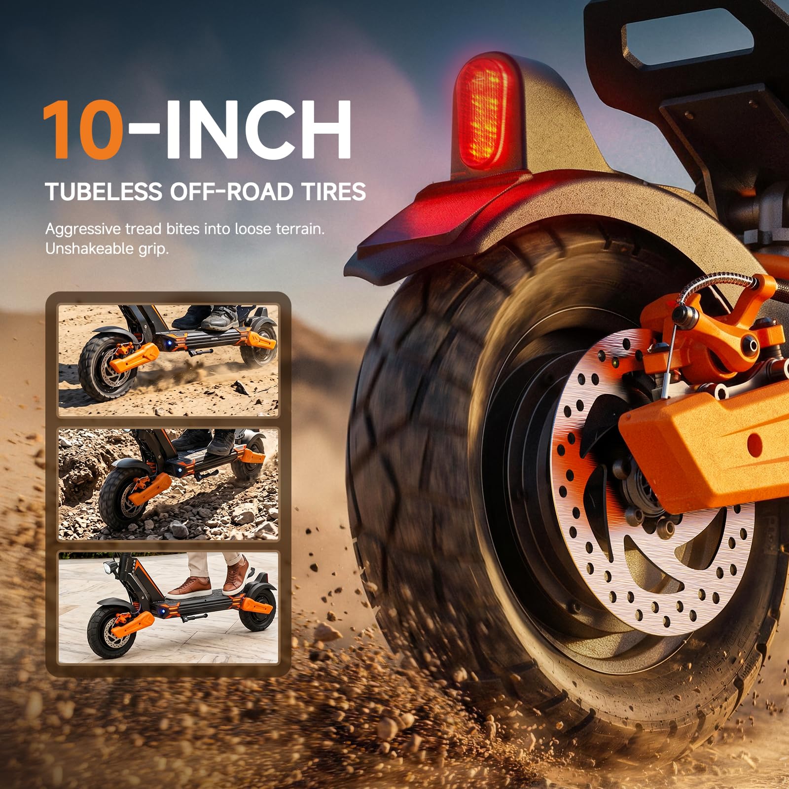 Dual Motor Off-Road Electric Scooter