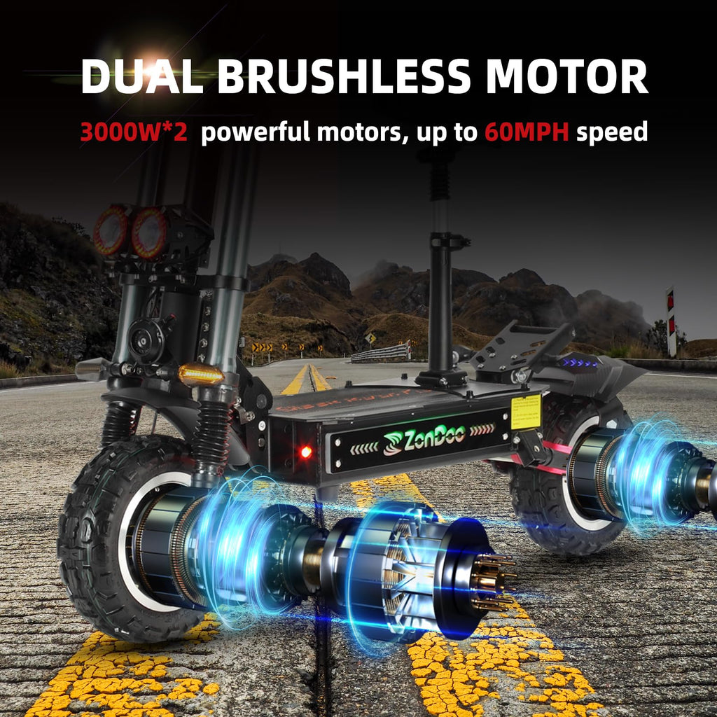 Dual Motor Off-Road Electric Scooter