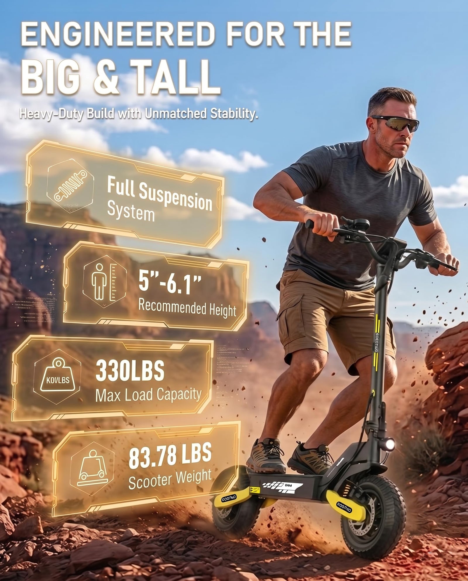 All-Terrain Electric Scooter for Adults